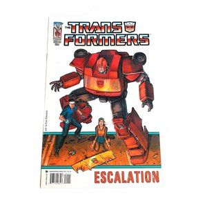 The TRANSFORMERS Escalation Comic Book Collector Bagged Boarded